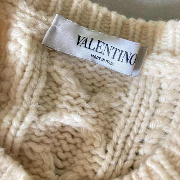 Valentino Wool/Cashmere blend long sweater size L - Picture 3 of 7